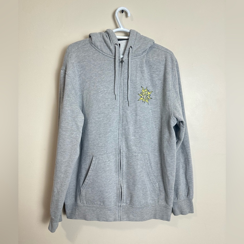 Vans Size L Black Label on Gray Fabric